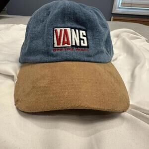Vans Men's Blue and Brown Hat